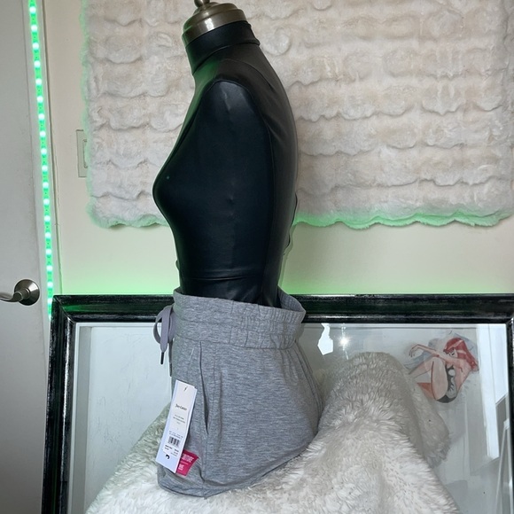 Gray Drawstring Mini Skirt - Picture 5 of 11